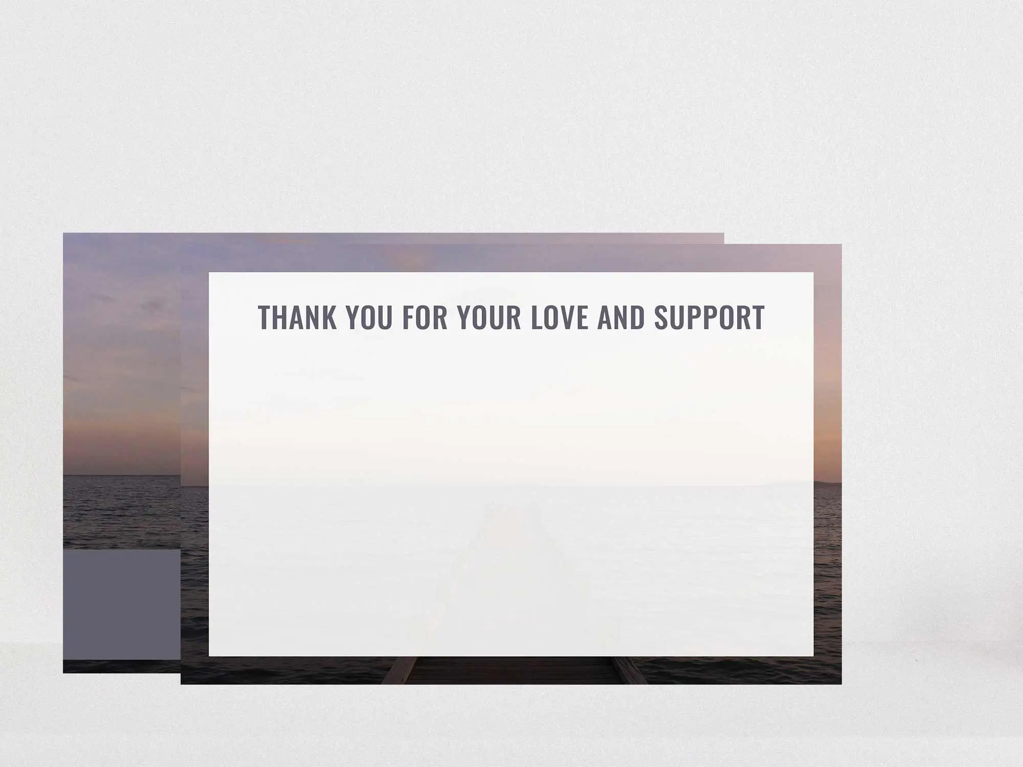 Thank You Card Back