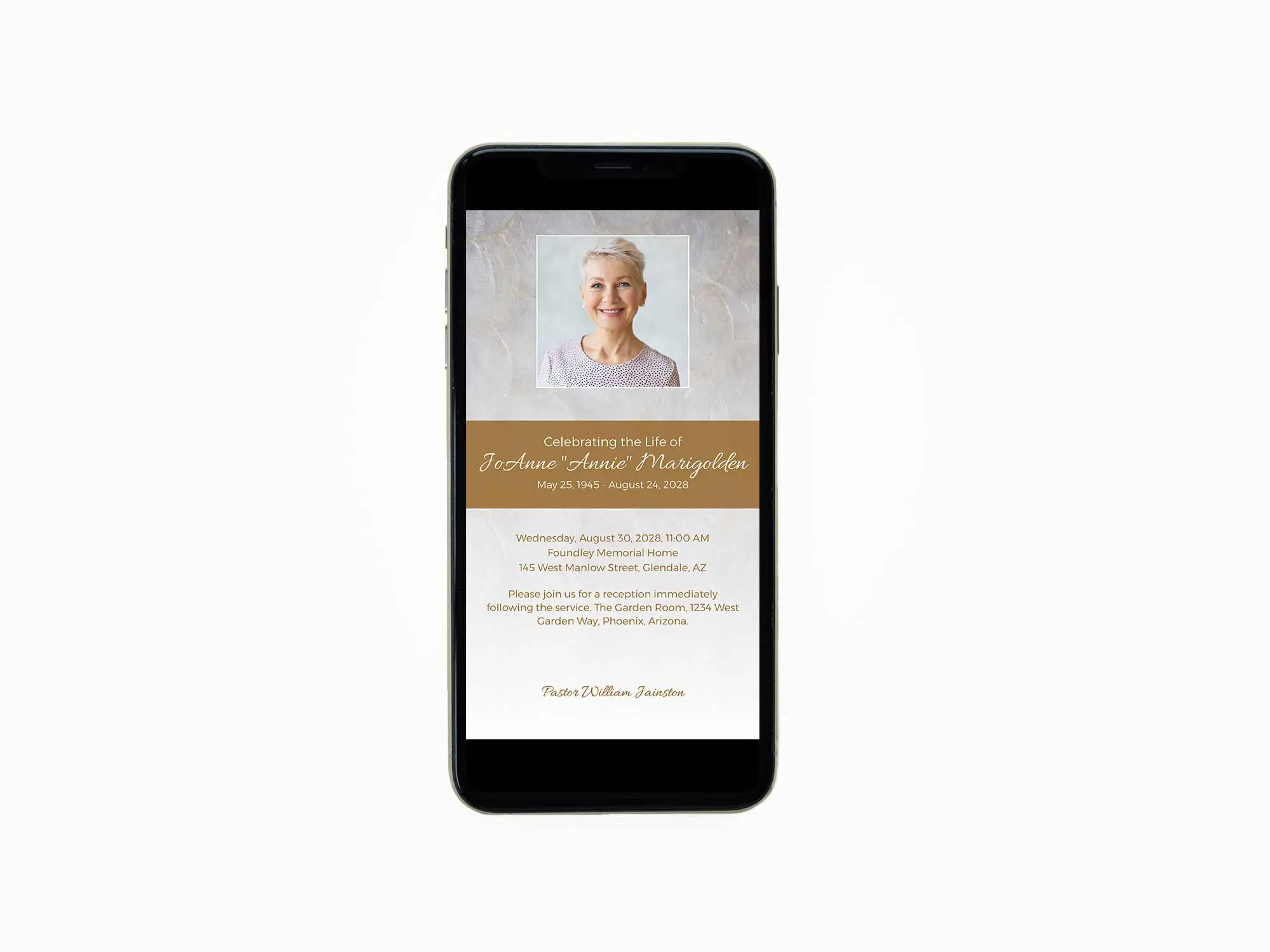 Mobile Invitation Sample