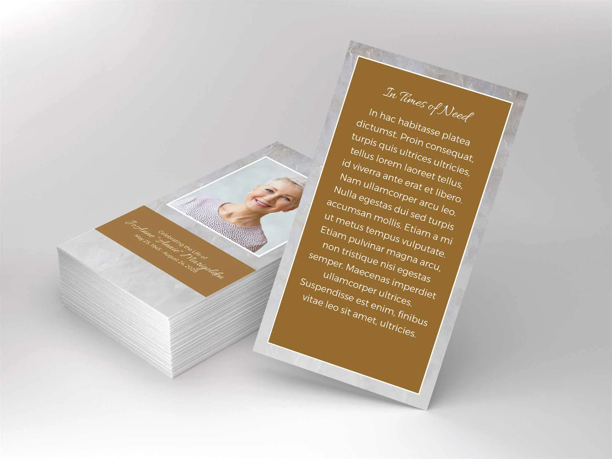 Prayer Card Back