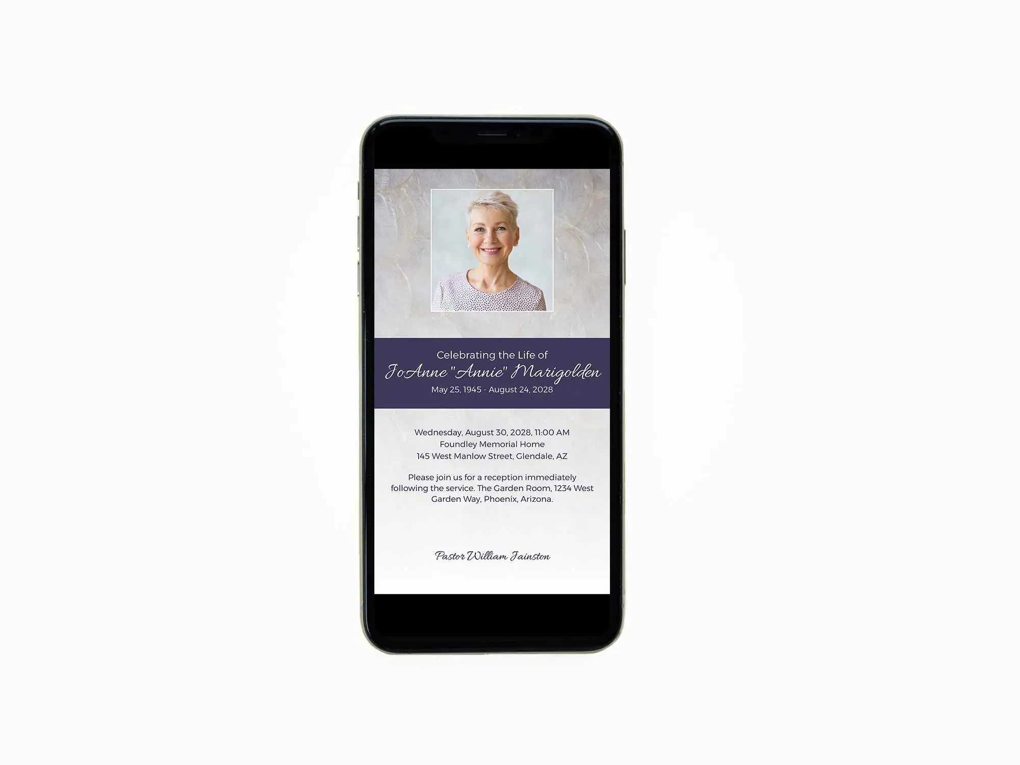 Mobile Invitation Sample