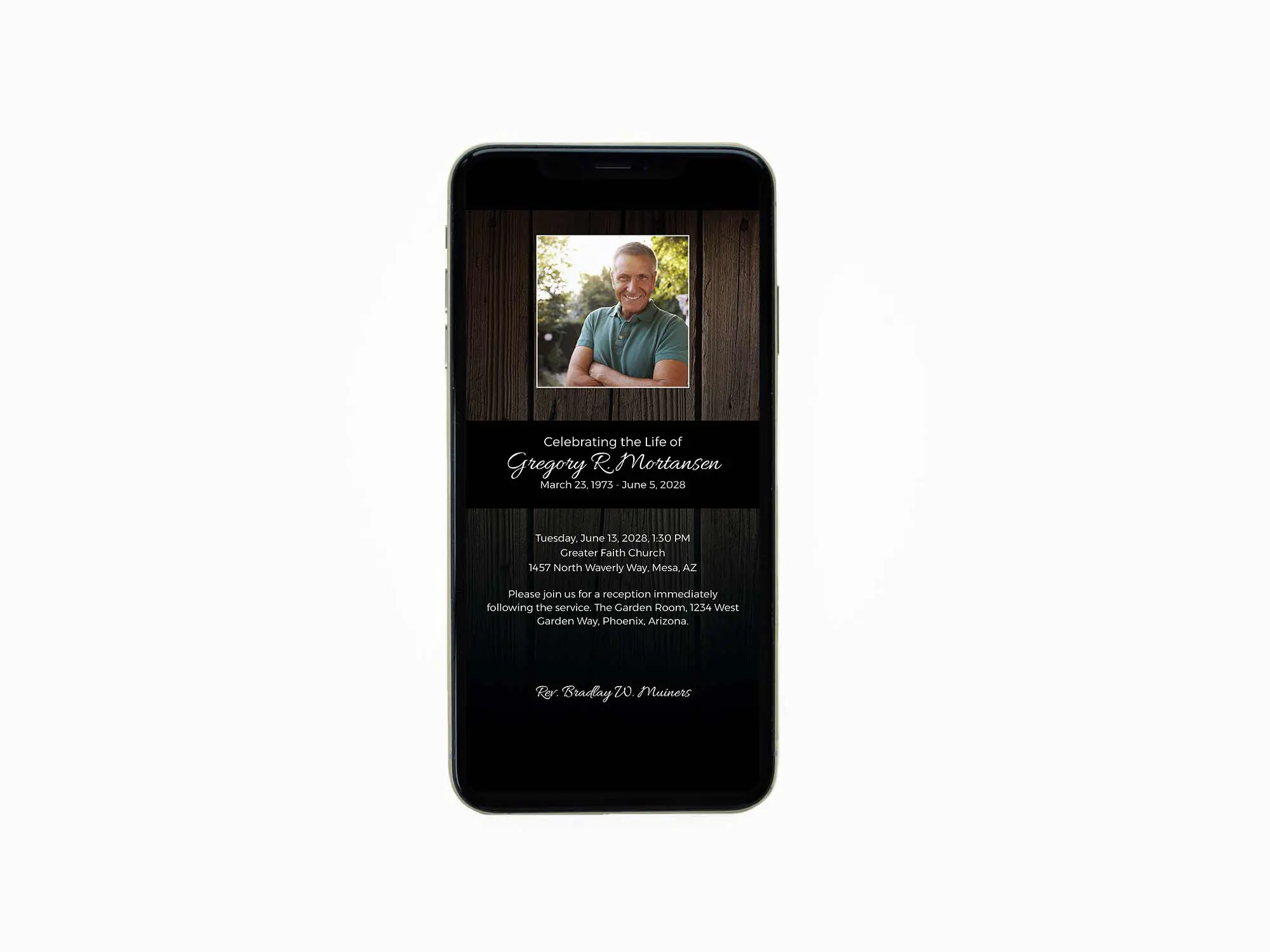 Mobile Invitation Sample