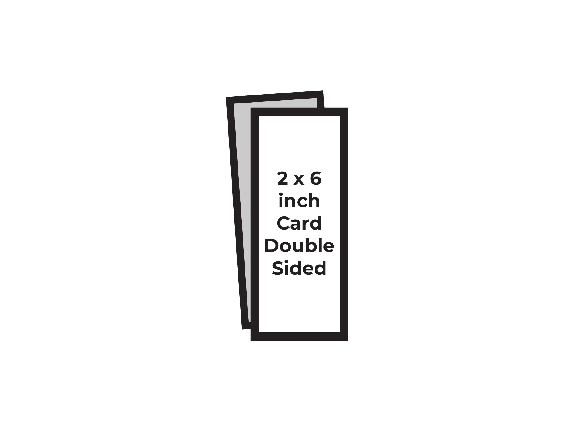 <h3>$25</h3>Bookmarks Double-Sided 2 x 6 inch Page Mockup