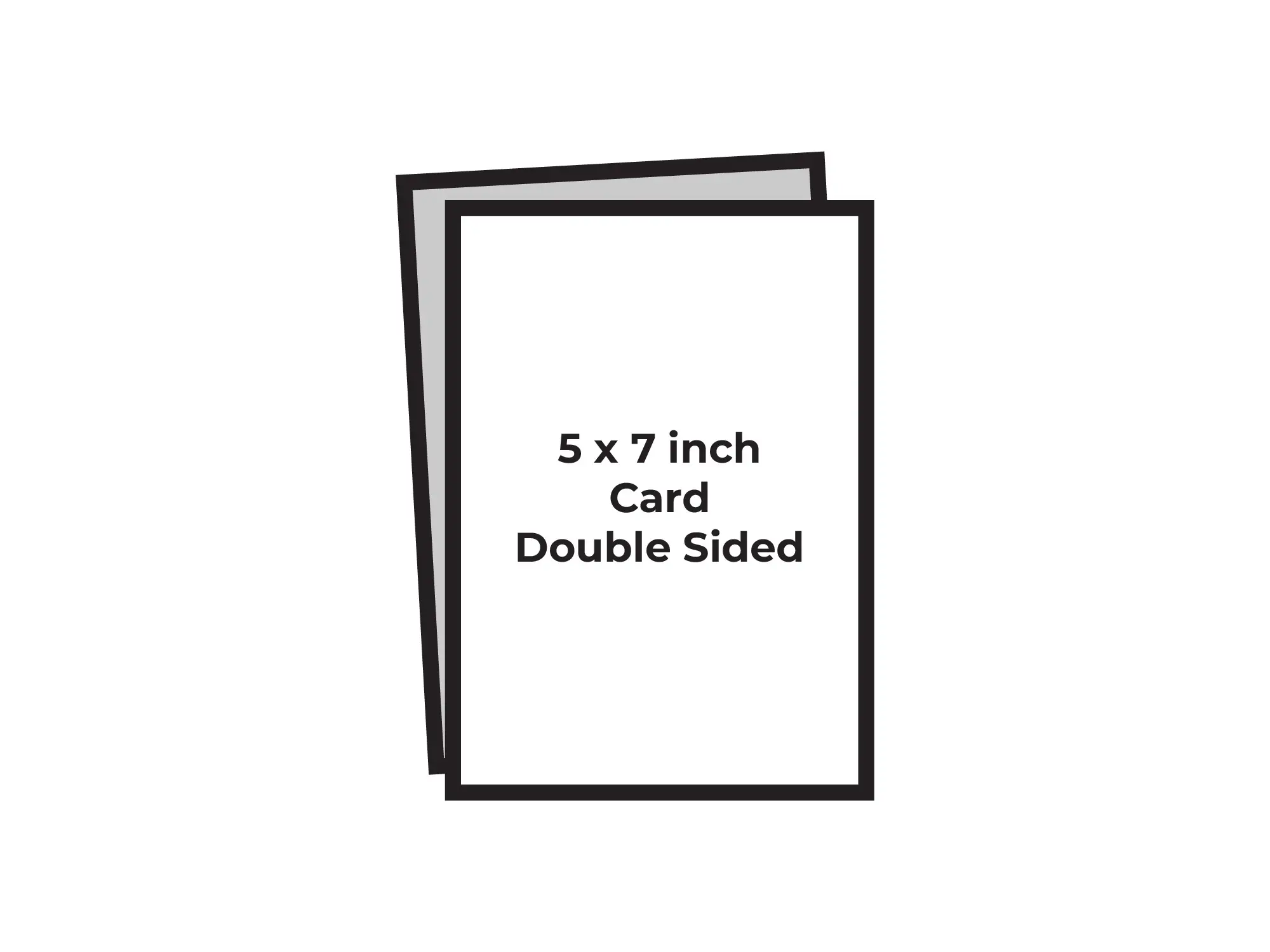 <h3>$50</h3>Memorial Cards Double-Sided 5 x 7 inch Page Mockup