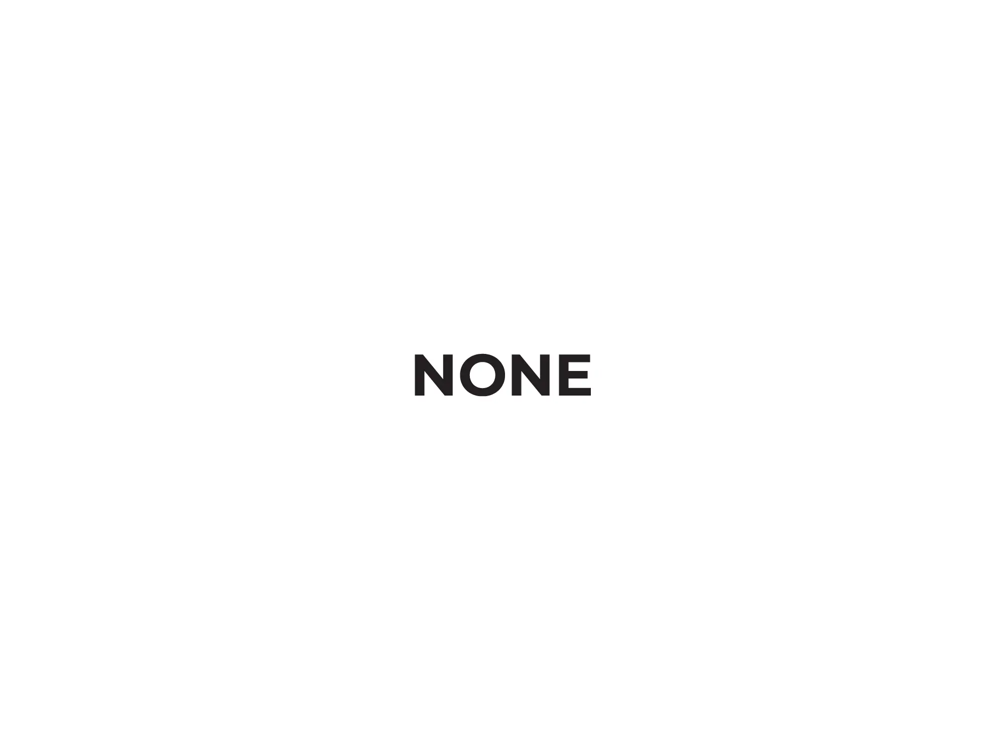 None Selected Page Mockup
