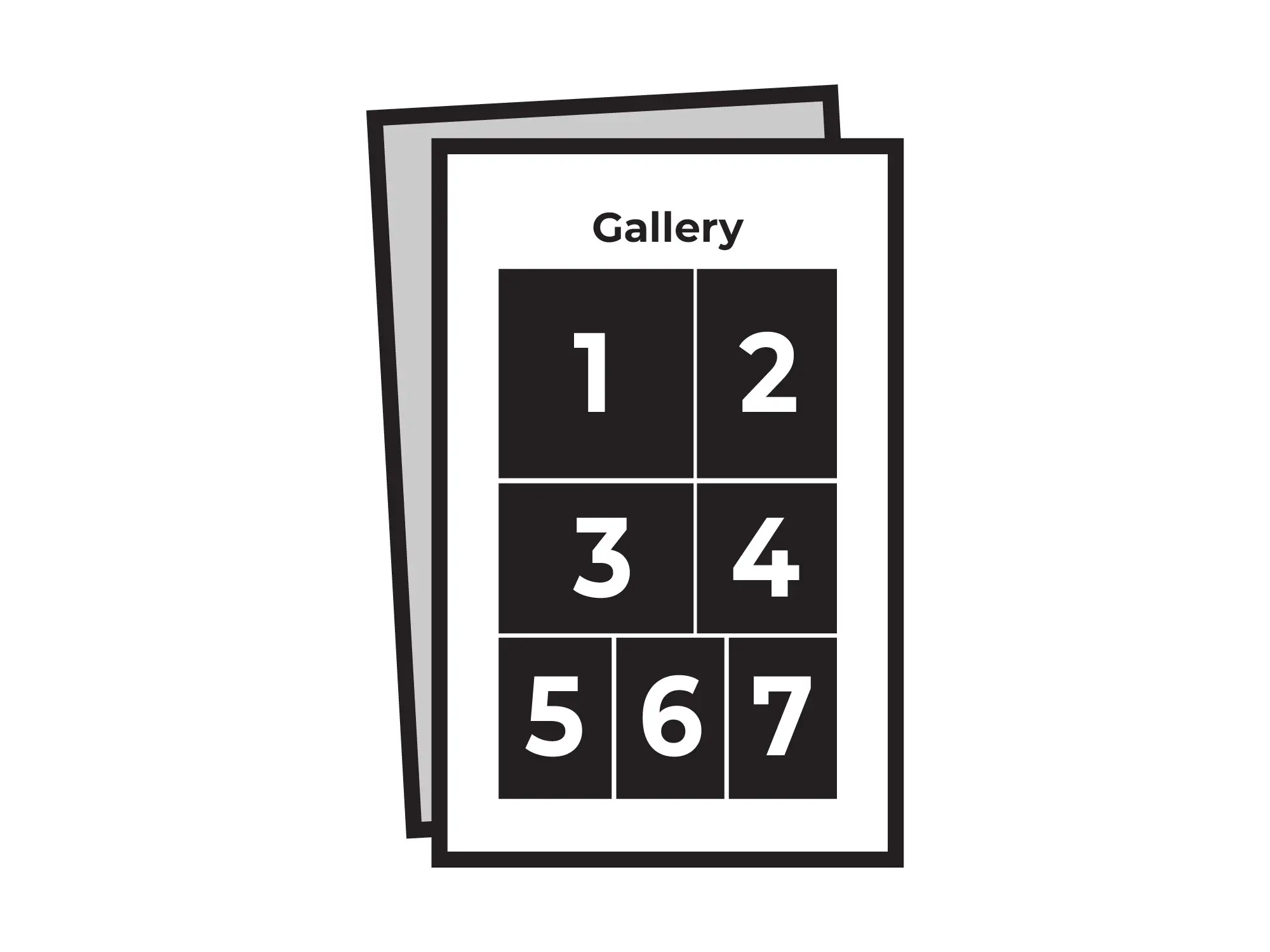 Gallery  Page Mockup