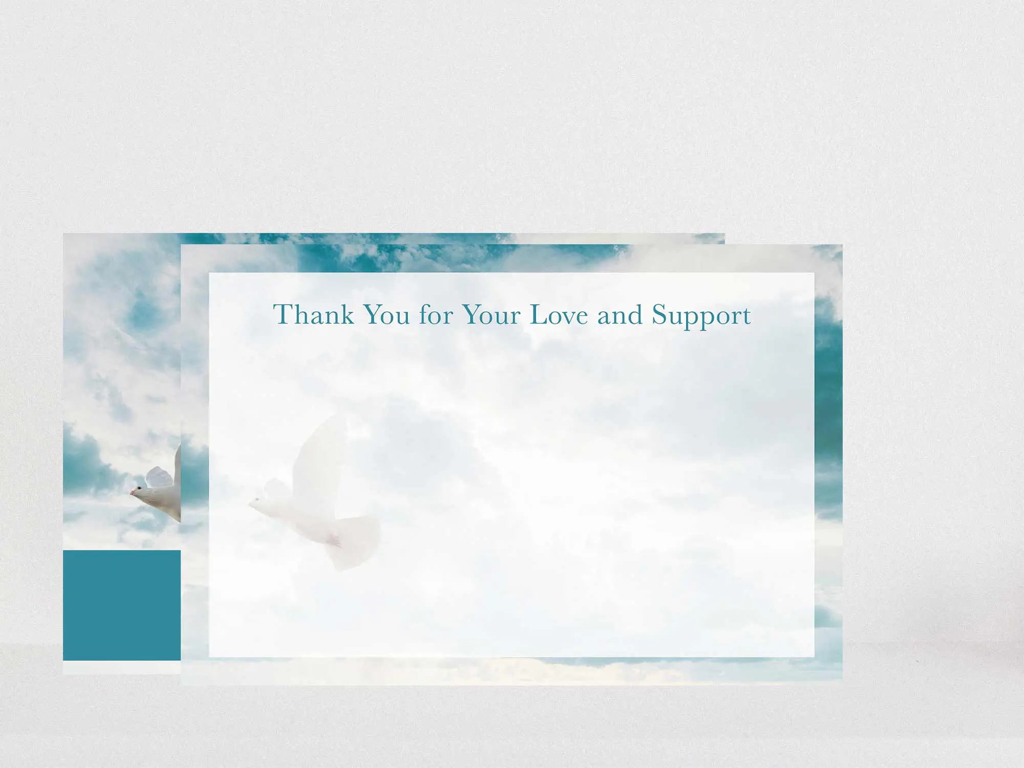 Thank You Card Back