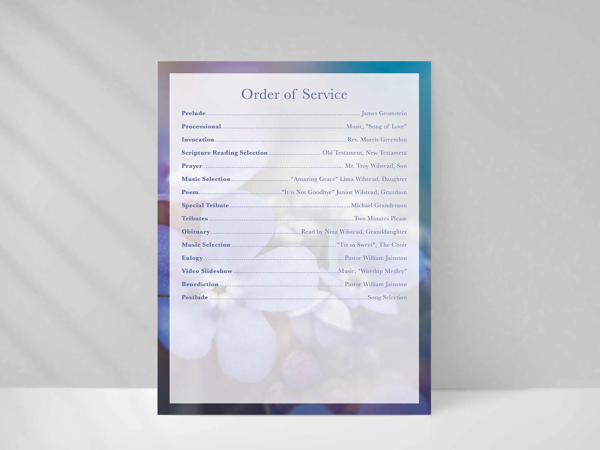 List Page Style Sample