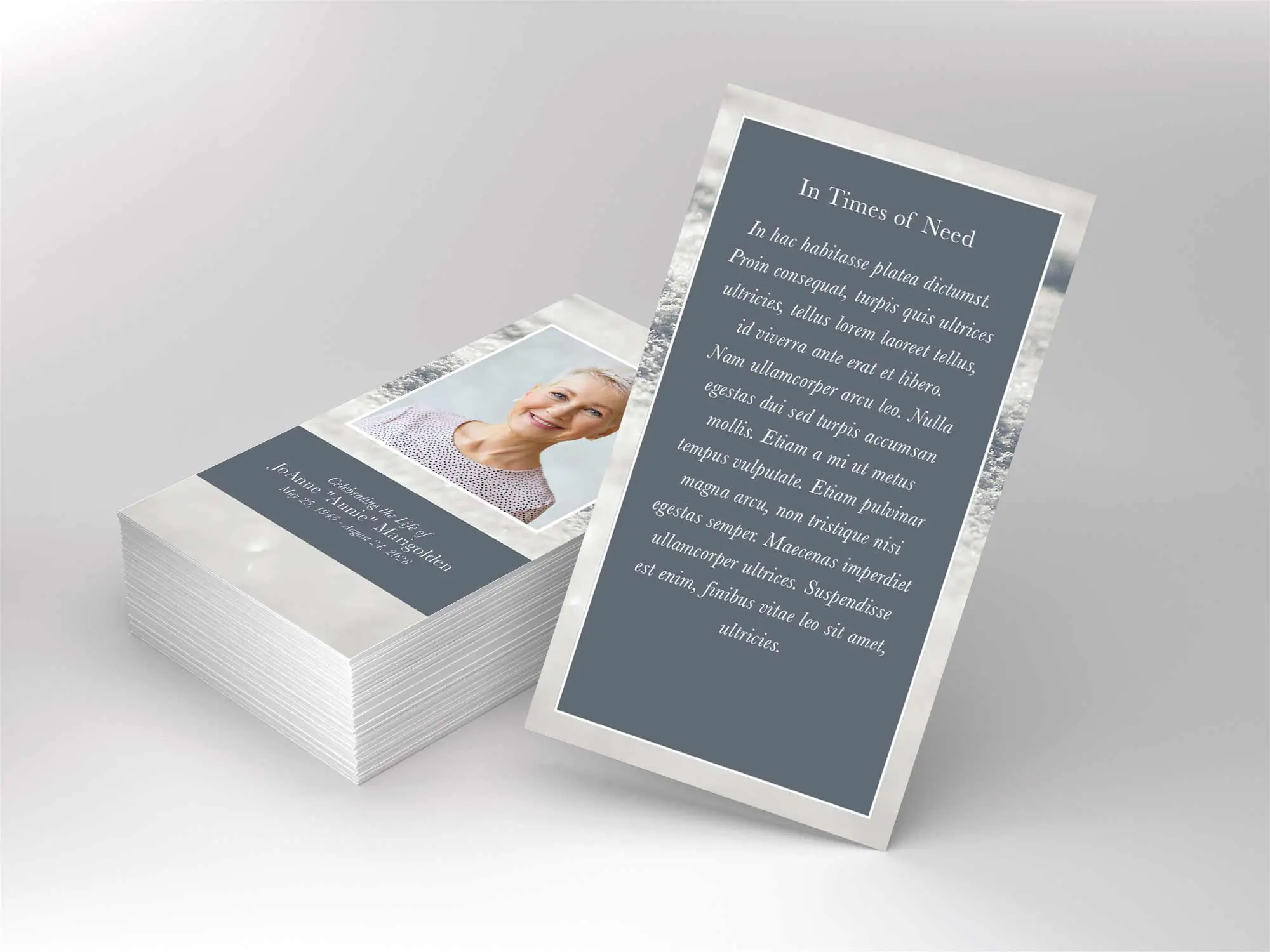 Prayer Card Back