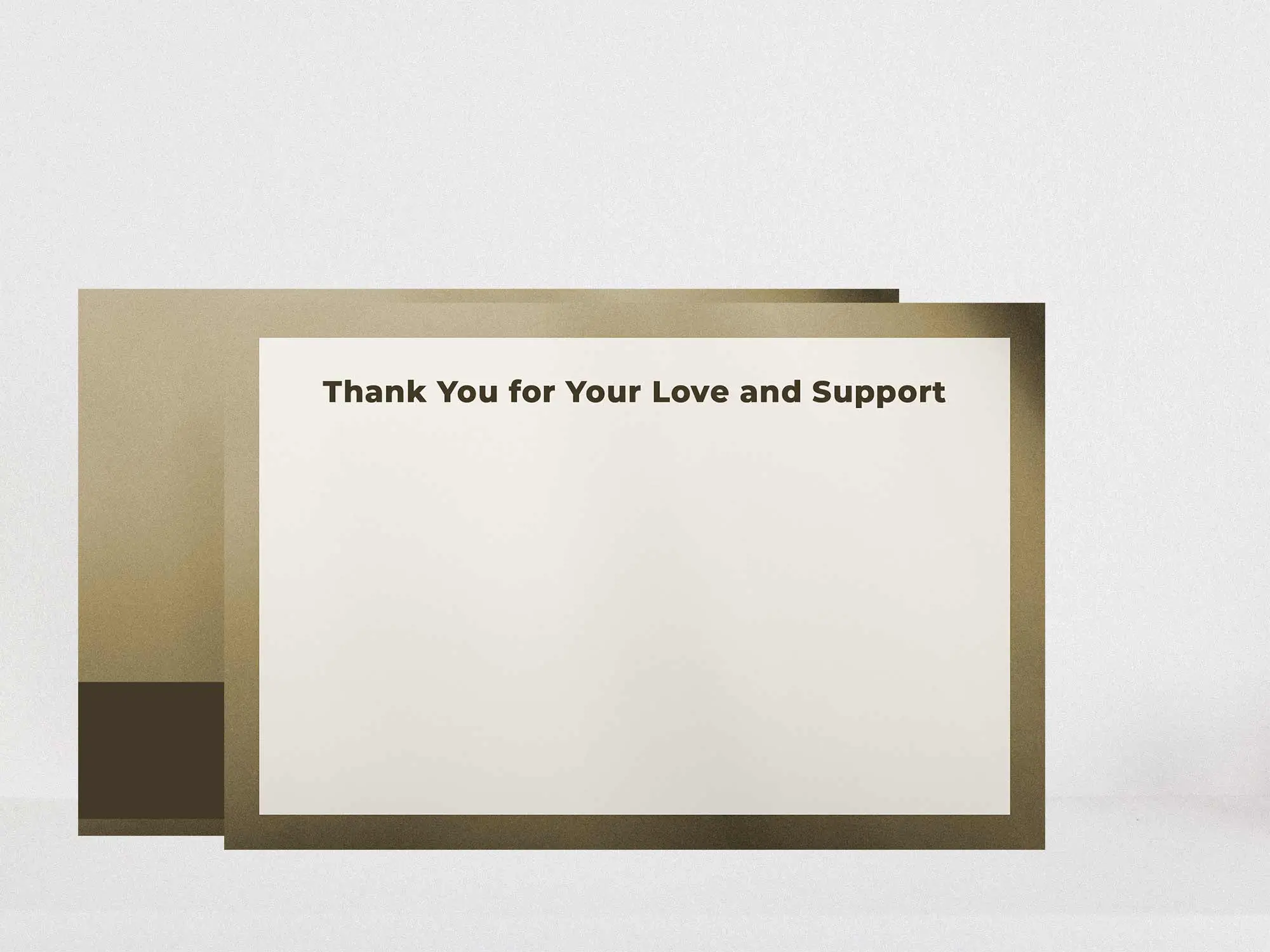 Thank You Card Back