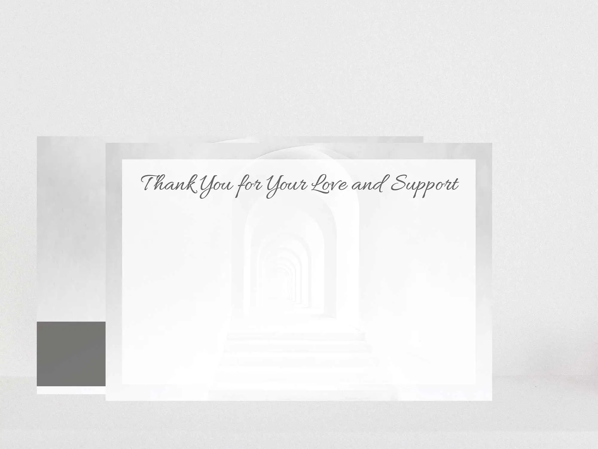 Thank You Card Back