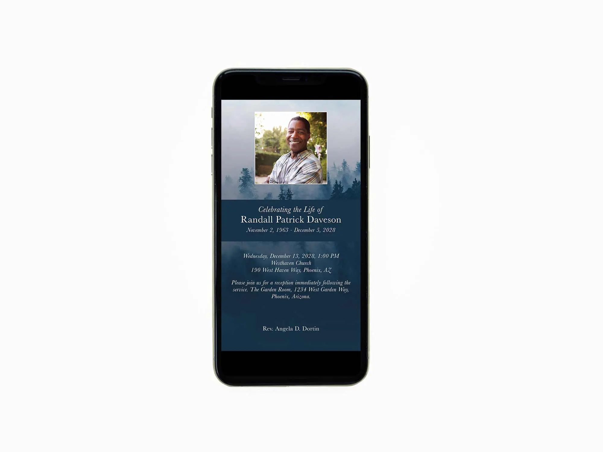 Mobile Invitation Sample