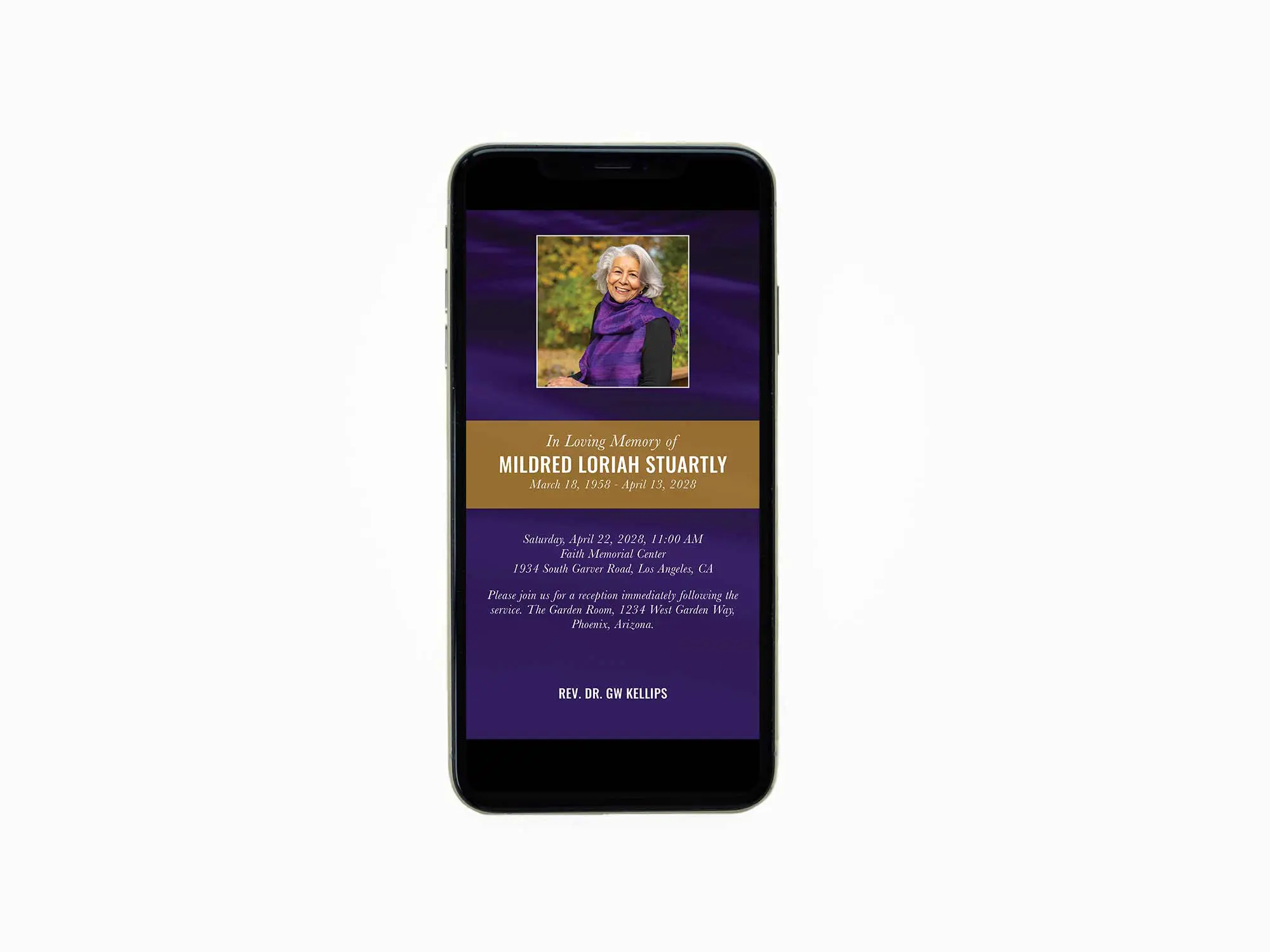 Mobile Invitation Sample