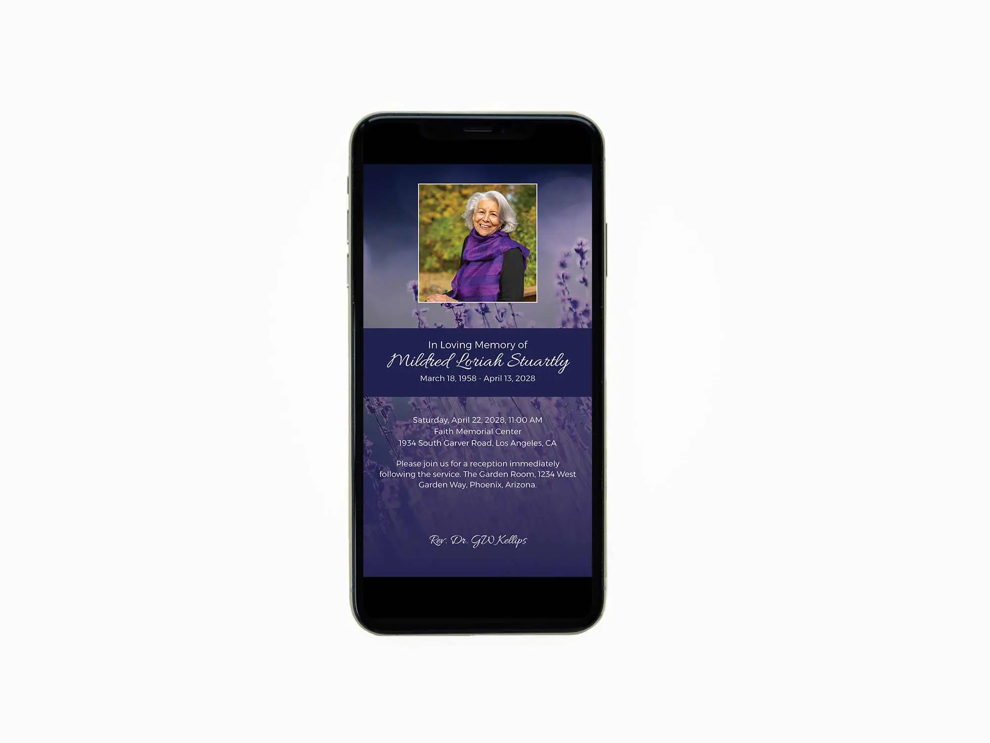 Mobile Invitation Sample