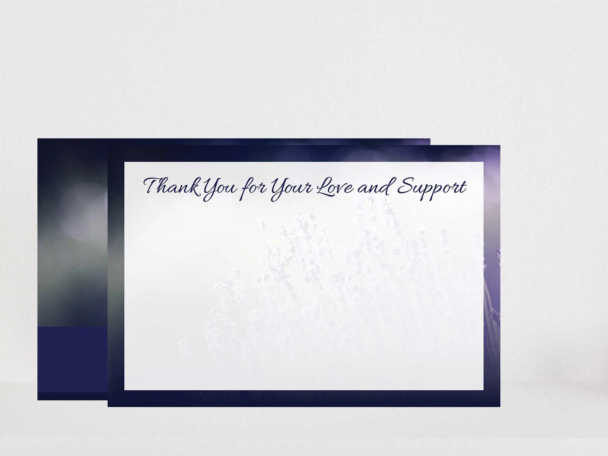 Thank You Card Back