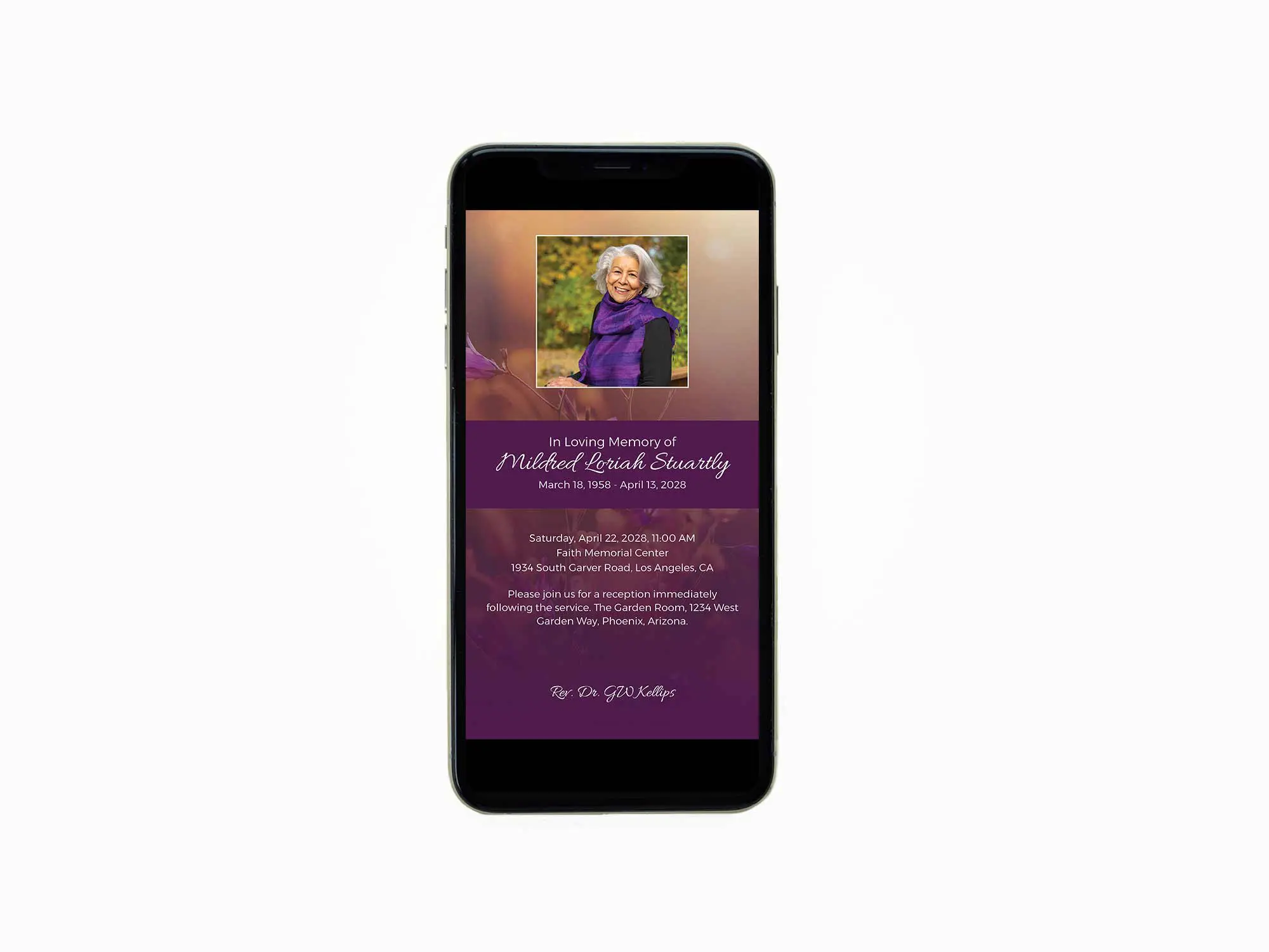 Mobile Invitation Sample