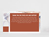 Thank You Card Back
