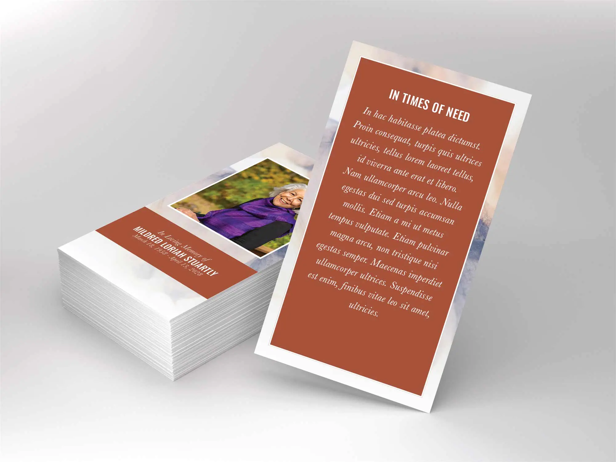 Prayer Card Back