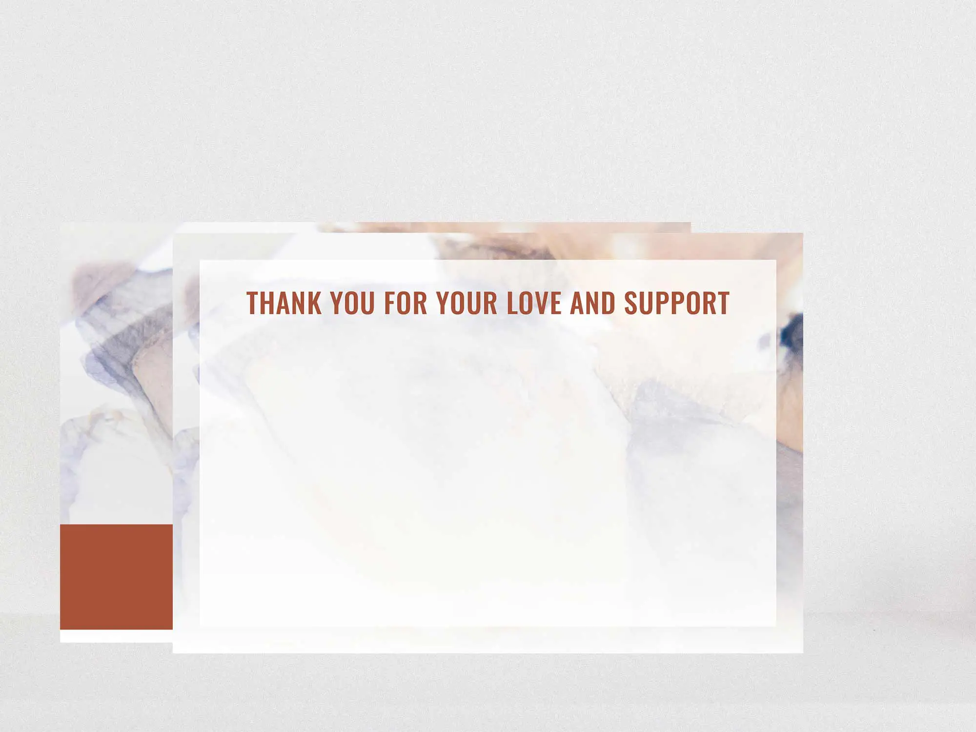 Thank You Card Back